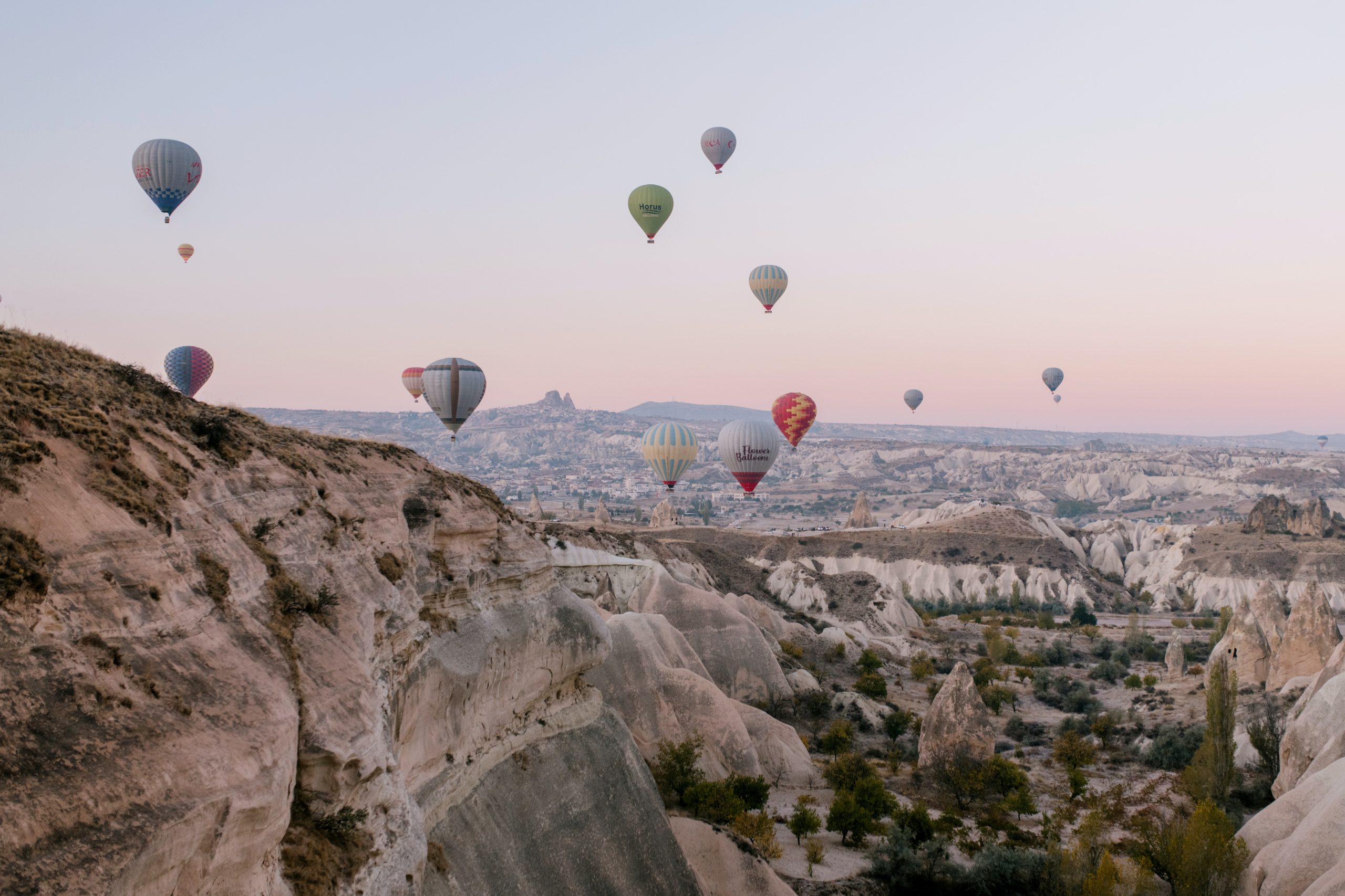 Hot Air Balloon Ride Over The Cappadocia Skyline